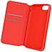 Custodia Iphone 6, 6s, 7, 8 E Se 2020 Portafoglio Funzione Supporto Video Rossa - Foto miniatura 1