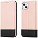 Custodia Compatibile Con Apple Iphone 13 Mini In Oro Rosato Nero - Coperchio Protettiva Con Chiusura Magnetica, Funzione Stand E Tasca Per Le Carte - Foto miniatura 8