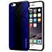 Custodia Compatibile Con Apple Iphone 6 / 6s - Ottica A Strisce In Cobalto Viola - Coperchio Protettivo In Vetro Temperato E Silicone Tpu - Foto miniatura 1
