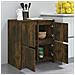 Credenze 2 pz Rovere Fumo 70x41x75 cm in Legno Multistrato - Foto miniatura 7