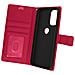 Custodia Motorola Moto G31 / G41 Granulata Portafoglio Supporto Rosa - Foto miniatura 1