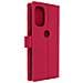 Custodia Motorola Moto G31 / G41 Granulata Portafoglio Supporto Rosa - Foto miniatura 2