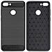 Custodia B-case Tpu Silicone Cover Case Per Huawei Y9 (2018) Carbon Metal Black - Foto miniatura 1