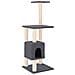 Albero per Gatti con Tiragraffi in Sisal Grigio Scuro 104 cm - Foto miniatura 2