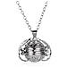 Collana Con Medaglione Con Foto In Lega Di Zinco Argento - Foto miniatura 6