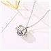 Collana Con Medaglione Con Foto In Lega Di Zinco Argento - Foto miniatura 7