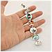 Collana Con Medaglione Con Foto In Lega Di Zinco Argento - Foto miniatura 8