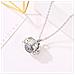Collana Con Medaglione Con Foto In Lega Di Zinco Argento - Foto miniatura 3