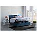 Letto Matrimoniale Bonella, Letto Contenitore Con Rivestimento In Tessuto, 100% Made In Italy, Apertura Frontale, Adatto Per Materasso Cm 160x200, Blu - Foto miniatura 1