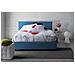 Letto Matrimoniale Bonella, Letto Contenitore Con Rivestimento In Tessuto, 100% Made In Italy, Apertura Frontale, Adatto Per Materasso Cm 160x200, Blu - Foto miniatura 4