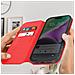 Custodia Per Iphone 15 Pro Max Portafoglio Funzione Supporto Video Rossa - Foto miniatura 2