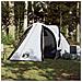 Tenda Campeggio a Cupola 2 Persone Bianca Tessuto Impermeabile - Foto miniatura 3