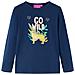 Maglietta Da Bambino A Maniche Lunghe Blu Marino 104 - Foto miniatura 1