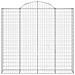 Cesto Gabbione Ad Arco 200x30x180/200 Cm Ferro Zincato - Foto miniatura 3