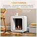 Camino Bioetanolo A Parete In Metallo Da 2.5h Di Combustione Con Serbatoio 1.5l E Copertura 20m², 48x18x48 Cm, Bianco - Foto miniatura 4