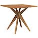 Set da Pranzo per Giardino 3 pz in Legno Massello di Acacia - Foto miniatura 2