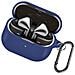 Custodia Protettiva In Silicone Per Samsung Galaxy Buds3/buds3 Pro Con Moschettone Darkblue - Foto miniatura 1
