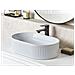 Lavabo Bagno Ceramica Bianco 49 X 31 Cm Geldo - Foto miniatura 1