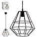 Lampada Moderna In Ferro Battuto Per Soffitto - Foto miniatura 1