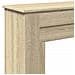 Cornice per Camino Rovere Sonoma 90x30x90 cm in Truciolato - Foto miniatura 7