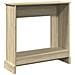 Cornice per Camino Rovere Sonoma 90x30x90 cm in Truciolato - Foto miniatura 6