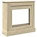 Cornice per Camino Rovere Sonoma 90x30x90 cm in Truciolato - Foto miniatura 1
