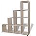Libreria Scalare / Scaffale Espositore 142 Cm Rovere - Foto miniatura 1