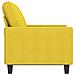Lusso Casadino -  Divano A 2 Posti Giallo Chiaro 120 Cm In Tessuto - Foto miniatura 3