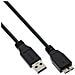Cavo USB 3.0 A maschio / Micro B maschio, nero, 0,3m - Foto miniatura 1