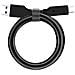 Cavo Dati Usb A Type-c 3.2 Nero 60w Per Ricarica Rapida E Trasferimento Dati 2m - Foto miniatura 1