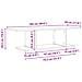 Mobile TV Marrone 103 x 30 x 26.5 cm Legno multistrato - Foto miniatura 6
