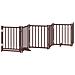 Cancello Cani Porta Pieghevole Marrone 15 Pannelli 750cm Pioppo - Foto miniatura 4