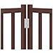 Cancello Cani Porta Pieghevole Marrone 15 Pannelli 750cm Pioppo - Foto miniatura 9
