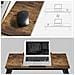 Tavolo pieghevole per laptop, marrone rustico, stile loft LLD110B01 - Foto miniatura 6