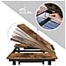 Tavolo pieghevole per laptop, marrone rustico, stile loft LLD110B01 - Foto miniatura 5