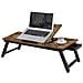 Tavolo pieghevole per laptop, marrone rustico, stile loft LLD110B01 - Foto miniatura 8