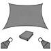 4x3 m Vela ombreggiante impermeabile Codura Grigio scuro - Ombrellone da giardino - Foto miniatura 4