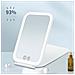 Specchio Led Per Trucco: Portatile, Pieghevole, Ricaricabile Con Controllo Touch E Luce Dimmerabile White - Foto miniatura 3
