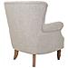 Poltrona In Legno Imbottita Grigia 73x59x43/87h - Foto miniatura 5