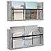 Scaffale per riviste 2 pcs Grigio Sonoma 60 x 12 x 30 cm - Foto miniatura 3
