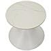 Tavolino Vkh528-bianco-metallo-45x45x39 Cm - Foto miniatura 2