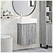 Mobile bagno con rubinetto Sonoma grigio 45,5 x 22,5 x 84 cm - Foto miniatura 2