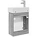 Mobile bagno con rubinetto Sonoma grigio 45,5 x 22,5 x 84 cm - Foto miniatura 7