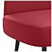 Panchina imbottita con schienale Rosso vino 110 x 60 x 76 cm - Foto miniatura 5