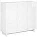 Credenza Bianco Lucido 85,5 x 31 x 75 cm Legno ingegnerizzato - Foto miniatura 1