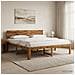 Letto matrimoniale con testiera ROSTOCK Naturale 193 x 203 cm - Foto miniatura 3