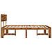 Letto matrimoniale con testiera ROSTOCK Naturale 193 x 203 cm - Foto miniatura 4