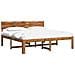 Letto matrimoniale con testiera ROSTOCK Naturale 193 x 203 cm - Foto miniatura 1