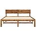 Letto matrimoniale con testiera ROSTOCK Naturale 193 x 203 cm - Foto miniatura 10