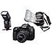 Canon Eos 90d 18-55mm F 3.5-5.6 Kit Con Borsa Kamkorda E Flash - Foto miniatura 1